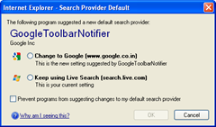 Reason Why Google Put Exe file on Their Homepage in Internet Explorer